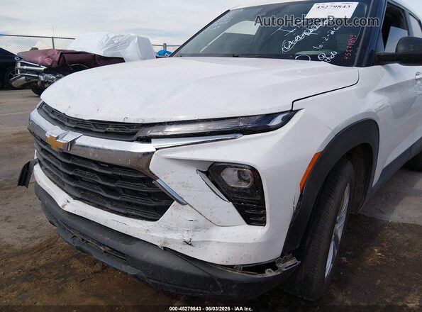 KL79MMSP1SB107060 2025 CHEVROLET TRAILBLAZER White წინა ხედი