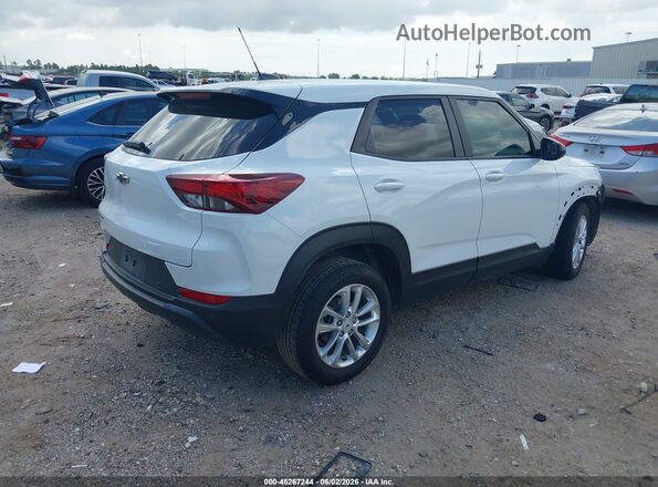 KL79MMSP3SB098894 2025 CHEVROLET TRAILBLAZER Белый Задняя правая четверть