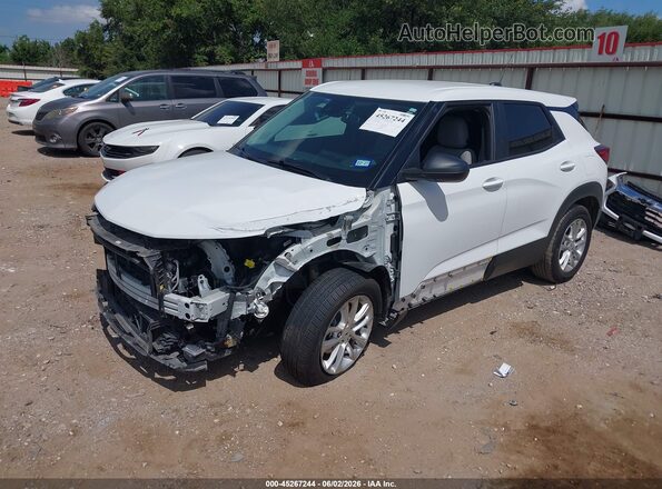 KL79MMSP3SB098894 2025 CHEVROLET TRAILBLAZER Белый Передняя левая четверть