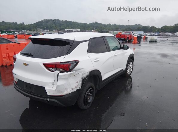 KL79MMSP4SB125147 2025 CHEVROLET TRAILBLAZER White Trasero derecho