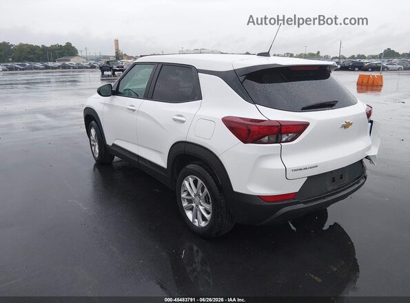 KL79MMSP4SB125147 2025 CHEVROLET TRAILBLAZER White Trasero izquierdo