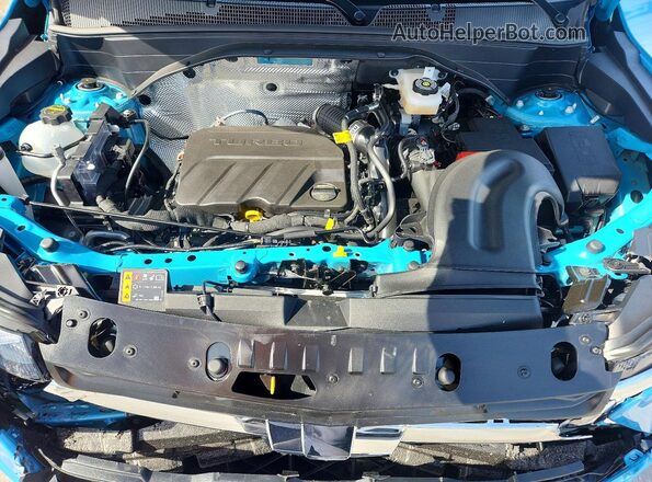 KL79MMSP9TB123850 2026 CHEVROLET TRAILBLAZER Blue Engine compartment view