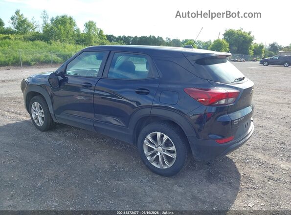 KL79MNSL0MB010759 2021 CHEVROLET TRAILBLAZER Dark Blue უკანა მარცხენა