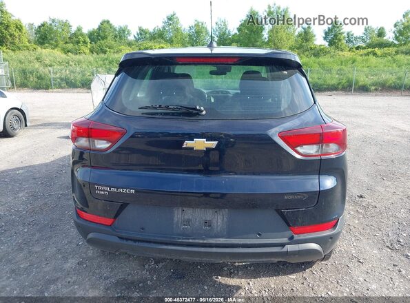 KL79MNSL0MB010759 2021 CHEVROLET TRAILBLAZER Dark Blue 