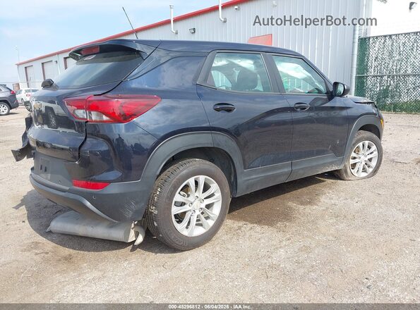KL79MNSL1MB086247 2021 CHEVROLET TRAILBLAZER Dark Blue Tył prawy