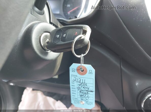 KL79MNSL1MB086247 2021 CHEVROLET TRAILBLAZER Dark Blue Widok deski rozdzielczej