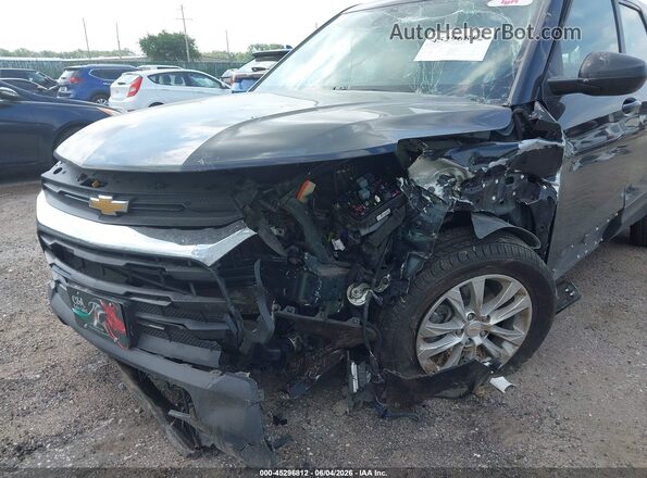 KL79MNSL1MB086247 2021 CHEVROLET TRAILBLAZER Dark Blue Widok z przodu