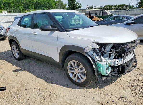 KL79MNSL2RB055029 2024 CHEVROLET TRAILBLAZER Белый Передняя правая четверть
