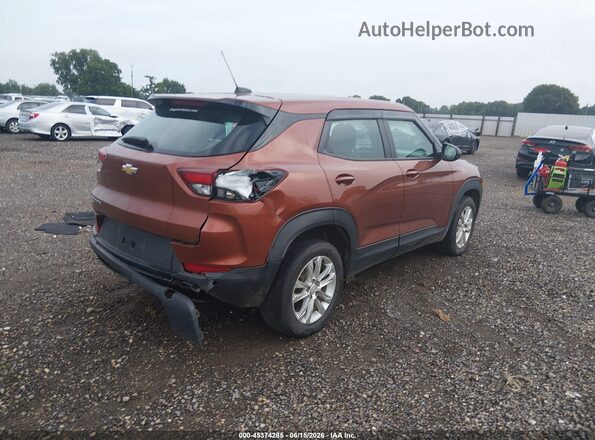 KL79MNSL3MB011484 2021 CHEVROLET TRAILBLAZER Orange Հետևի աջ