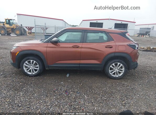 KL79MNSL3MB011484 2021 CHEVROLET TRAILBLAZER Orange Սալոնի 360 աստիճան տեսք