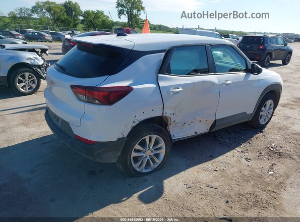KL79MNSL6PB126617 2023 CHEVROLET TRAILBLAZER Белый Задняя правая четверть