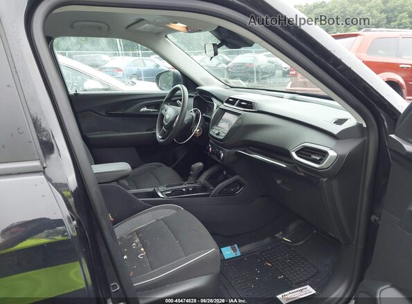 KL79MNSL9MB120001 2021 CHEVROLET TRAILBLAZER Black Вид салону спереду