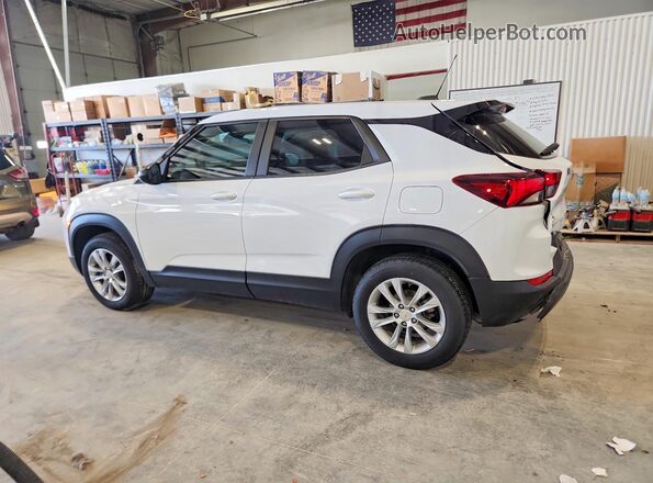 KL79MNSLXMB016391 2021 CHEVROLET TRAILBLAZER White Rear left