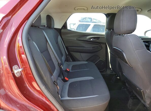 KL79MNSLXNB038506 2022 CHEVROLET TRAILBLAZER Red Вид задньої частини салону