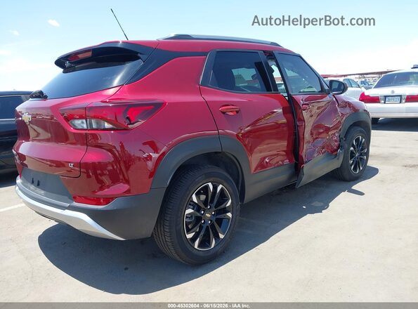 KL79MPS21NB015439 2022 CHEVROLET TRAILBLAZER Red Задня права чверть