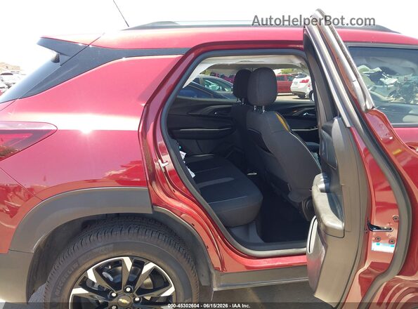 KL79MPS21NB015439 2022 CHEVROLET TRAILBLAZER Red Вид наклейки з VIN-кодом