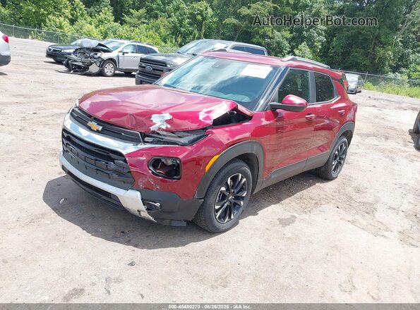 KL79MPS21PB165439 2023 CHEVROLET TRAILBLAZER Red Առջևի ձախ երեք քառորդ տեսարան