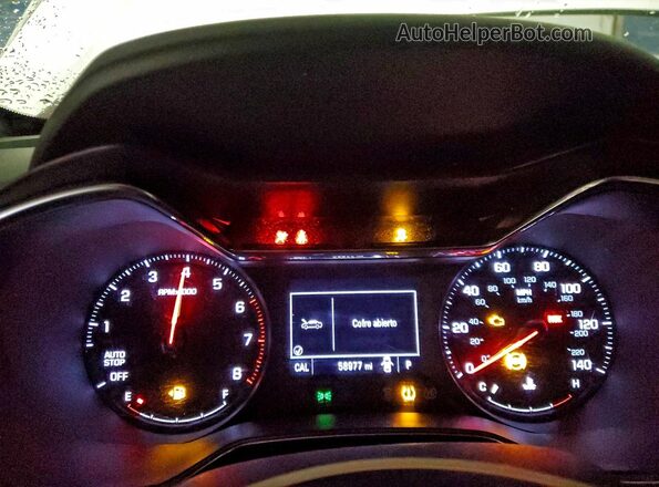 KL79MPS22MB106721 2021 CHEVROLET TRAILBLAZER White Widok zestawu wskaźników