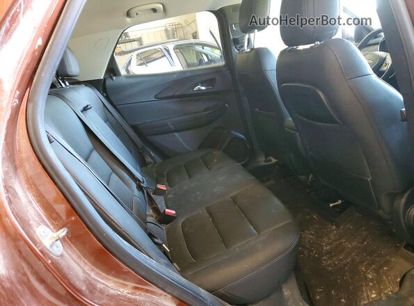KL79MPS23MB061532 2021 CHEVROLET TRAILBLAZER Orange Rear seats view