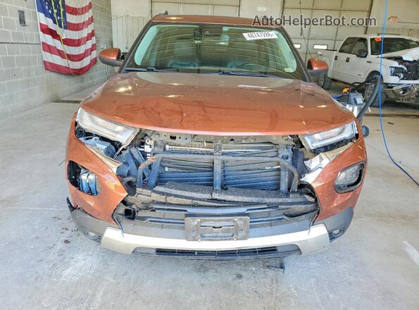 KL79MPS23MB061532 2021 CHEVROLET TRAILBLAZER Orange Front view