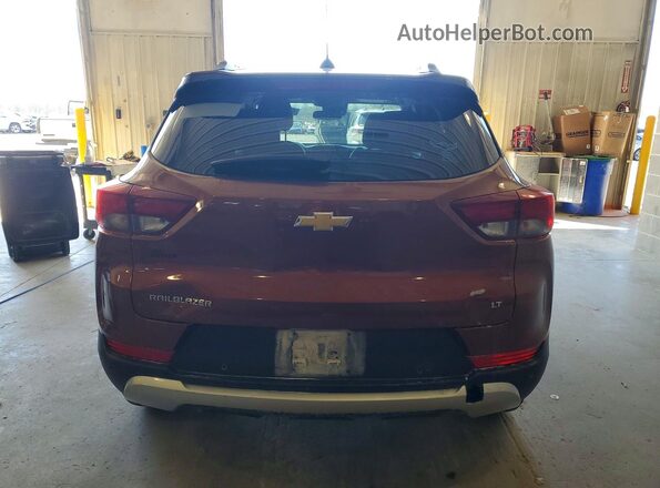 KL79MPS23MB061532 2021 CHEVROLET TRAILBLAZER Orange Rear view