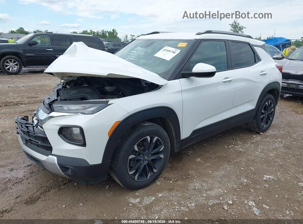KL79MPS23MB120157 2021 CHEVROLET TRAILBLAZER White Առջևի ձախ երեք քառորդ տեսարան