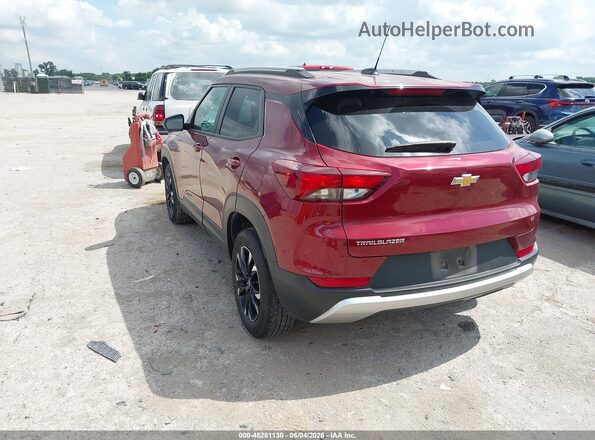 KL79MPS23PB207044 2023 CHEVROLET TRAILBLAZER Maroon Trasero izquierdo