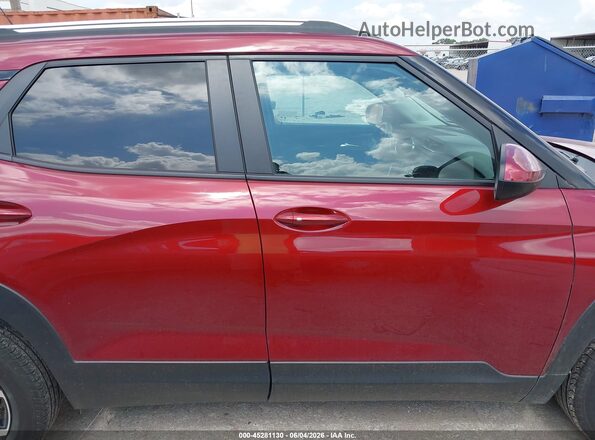 KL79MPS23PB207044 2023 CHEVROLET TRAILBLAZER Maroon Vista interior trasera
