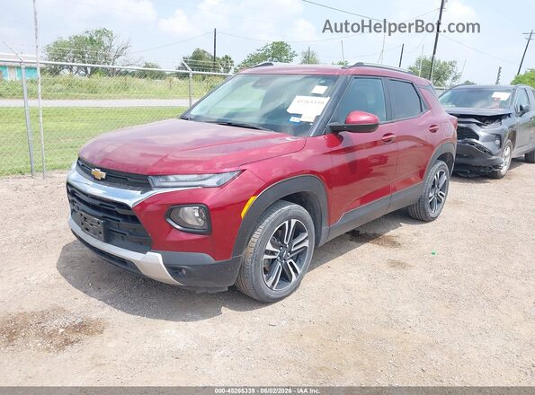 KL79MPS25PB215257 2023 CHEVROLET TRAILBLAZER Red Vista tres cuartos delantera izquierda