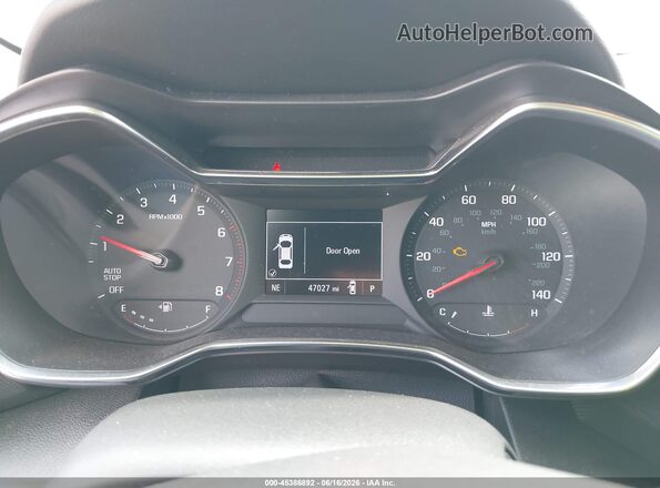 KL79MPS26MB018433 2021 CHEVROLET TRAILBLAZER Gray Widok tylnych siedzeń