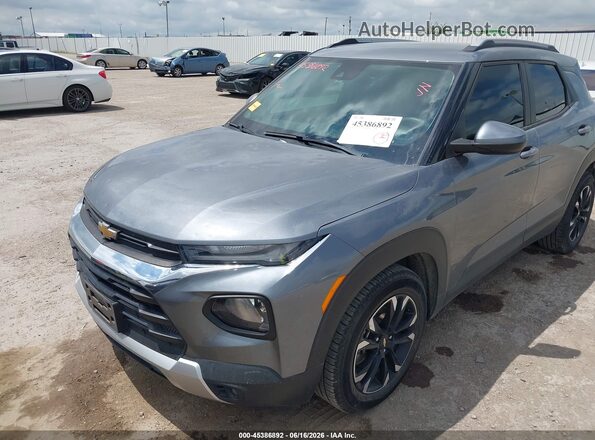 KL79MPS26MB018433 2021 CHEVROLET TRAILBLAZER Gray Widok z przodu