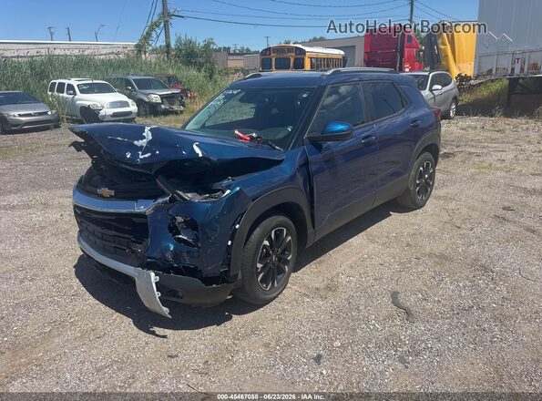 KL79MPS28MB130599 2021 CHEVROLET TRAILBLAZER Blue Front left