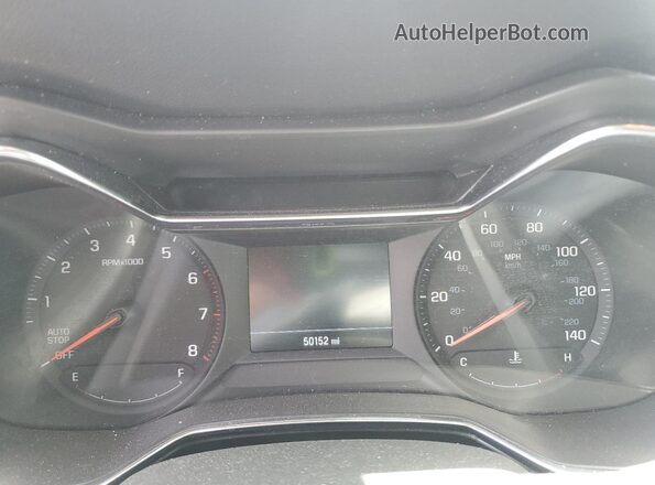 KL79MPS28PB030510 2023 CHEVROLET TRAILBLAZER Burgundy Instrument cluster view