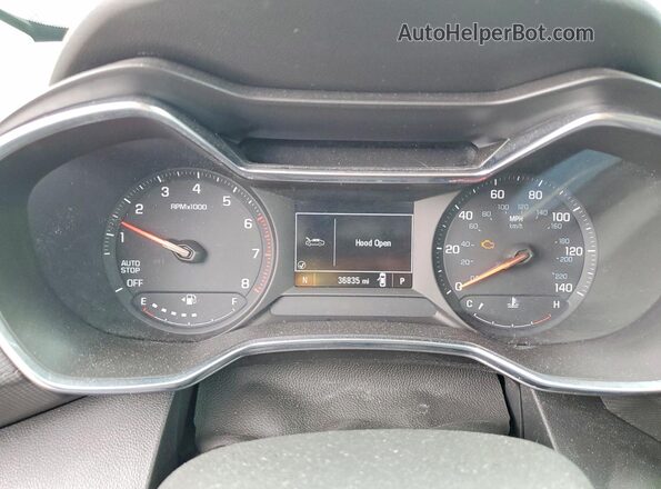 KL79MPS2XMB051287 2021 CHEVROLET TRAILBLAZER Blue ხელსაწყოთა პანელის ხედი