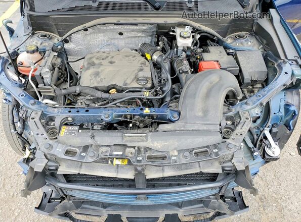KL79MPS2XMB051287 2021 CHEVROLET TRAILBLAZER Blue ძრავის განყოფილების ხედი