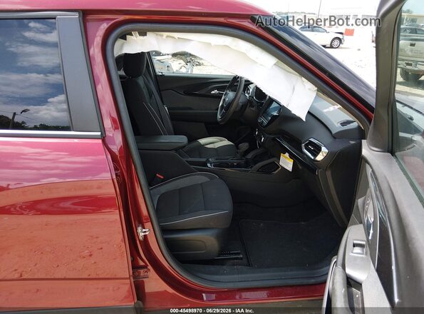 KL79MPS2XNB146062 2022 CHEVROLET TRAILBLAZER Бордовый Вид салона спереди