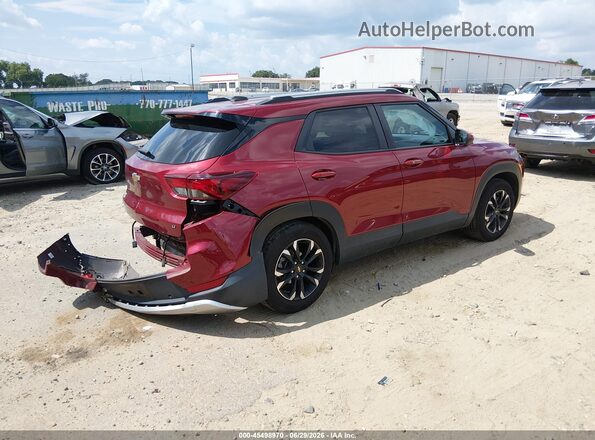 KL79MPS2XNB146062 2022 CHEVROLET TRAILBLAZER Бордовый Задняя правая четверть