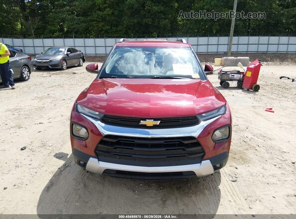 KL79MPS2XNB146062 2022 CHEVROLET TRAILBLAZER Бордовый Вид щитка приборов
