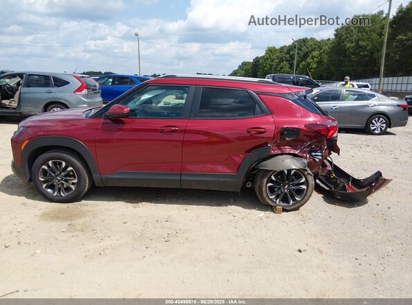 KL79MPS2XNB146062 2022 CHEVROLET TRAILBLAZER Бордовый Панорамный вид салона 360°