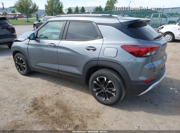 KL79MPSL0MB033907 2021 CHEVROLET TRAILBLAZER Gray Rear left