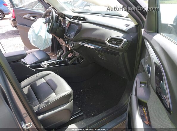 KL79MPSL0MB033907 2021 CHEVROLET TRAILBLAZER Gray Front interior view