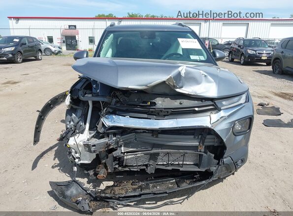 KL79MPSL0MB033907 2021 CHEVROLET TRAILBLAZER Gray Instrument cluster view