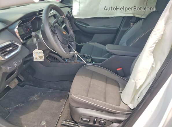 KL79MPSL0MB043546 2021 CHEVROLET TRAILBLAZER White Вид салону спереду