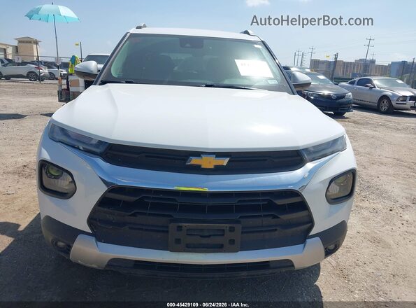 KL79MPSL0NB069548 2022 CHEVROLET TRAILBLAZER White ხელსაწყოთა პანელის ხედი