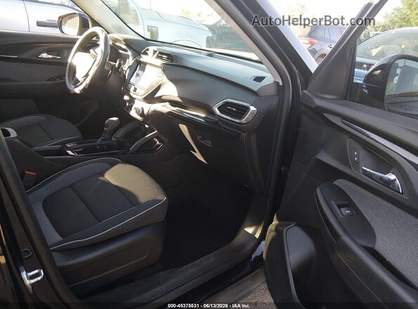 KL79MPSL0NB110387 2022 CHEVROLET TRAILBLAZER Black Widok wnętrza z przodu