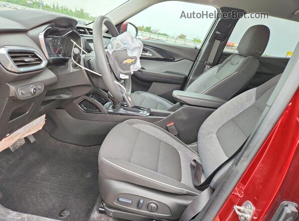 KL79MPSL0PB111221 2023 CHEVROLET TRAILBLAZER Maroon Vista interior delantera