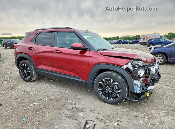 KL79MPSL0PB111221 2023 CHEVROLET TRAILBLAZER Maroon Delantero derecho