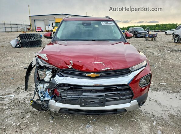 KL79MPSL0PB111221 2023 CHEVROLET TRAILBLAZER Maroon Vista frontal