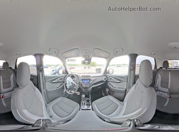 KL79MPSL0PB111221 2023 CHEVROLET TRAILBLAZER Maroon Vista interior de 360 grados