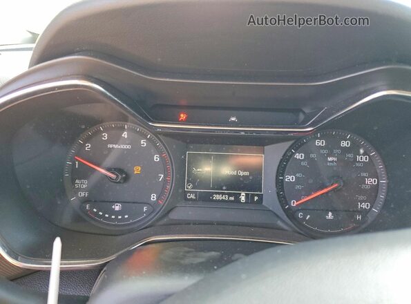 KL79MPSL0PB191880 2023 CHEVROLET TRAILBLAZER Gray Instrument cluster view
